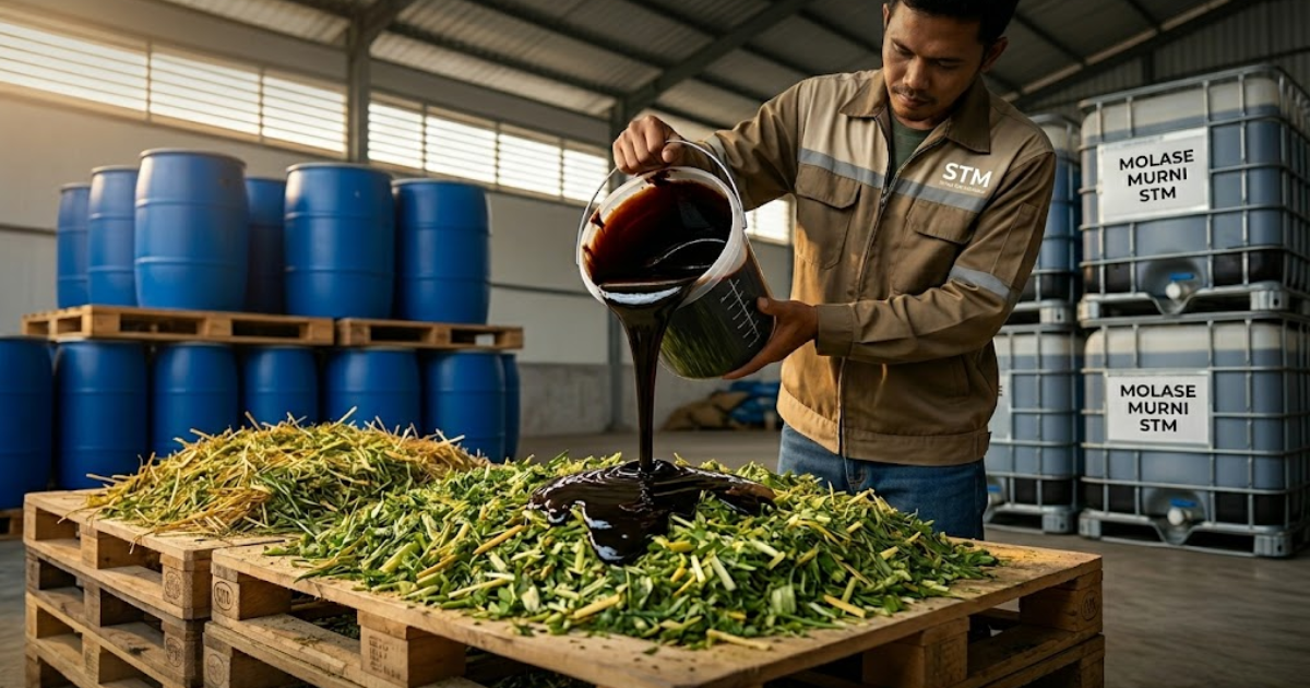 Panduan Tepat Takaran Molases untuk Fermentasi Pakan Ternak Demi Bobot Maksimal