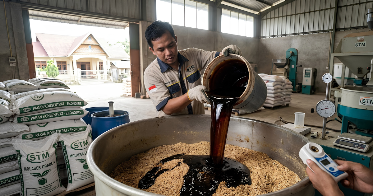 Rahasia Sukses Pembuatan Silase Fermentasi Skala Industri dengan Molases Brix >80%